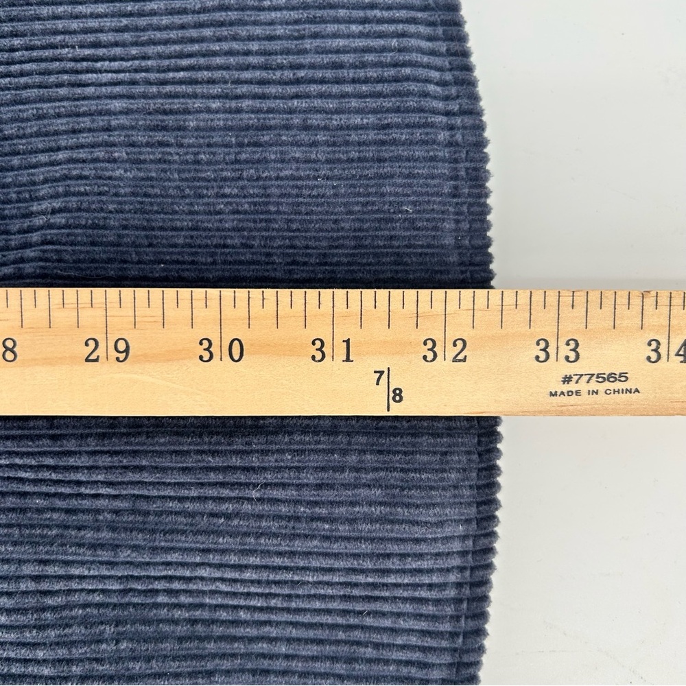 L.L. Bean Shirt Women's Medium Navy Blue Corduroy Relaxed Tunic Layer Barn Chore - Picture 8 of 8